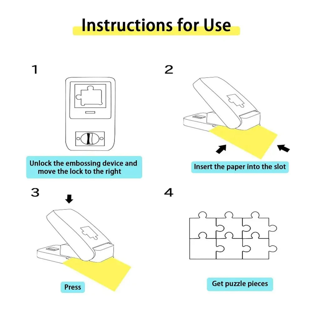Puzzle Maker for Arts & Crafts Making Puzzles for Scrapbooking & DIY Puzzles--Puzzle Mini Tool