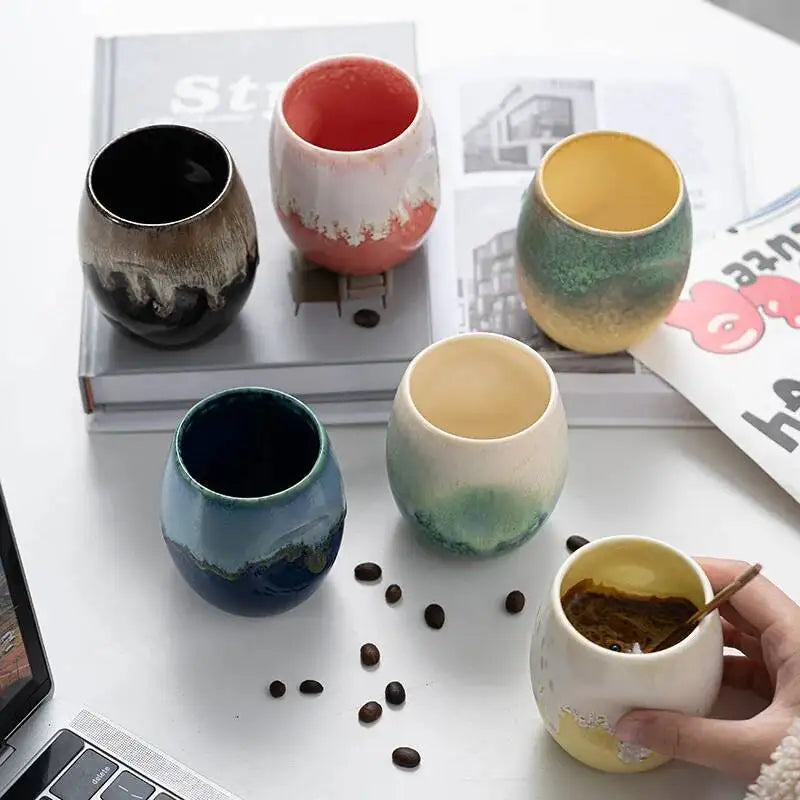 Coffee Cup High Aesthetic Ceramic Drinking Cup Latte Cup Afternoon Tea Cup Master Cup