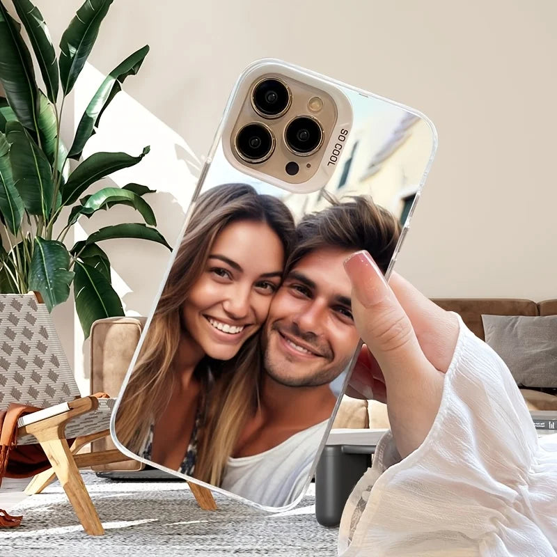 For iPhone 17 16 15 14 13 12 11 Pro Max Mini SE 2020 2022 XS XR 7 8 Plus DIY photo design customized case IMD Shockproof Cover