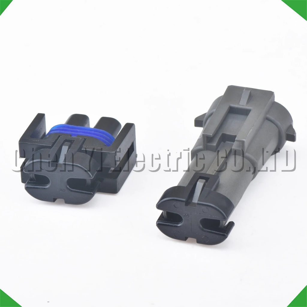 2 Pin automobile waterproof connector air conditioner compressor pump Fuel Tank Wire harness plug AC CLUTCH 12162017 For GM - Free Item.