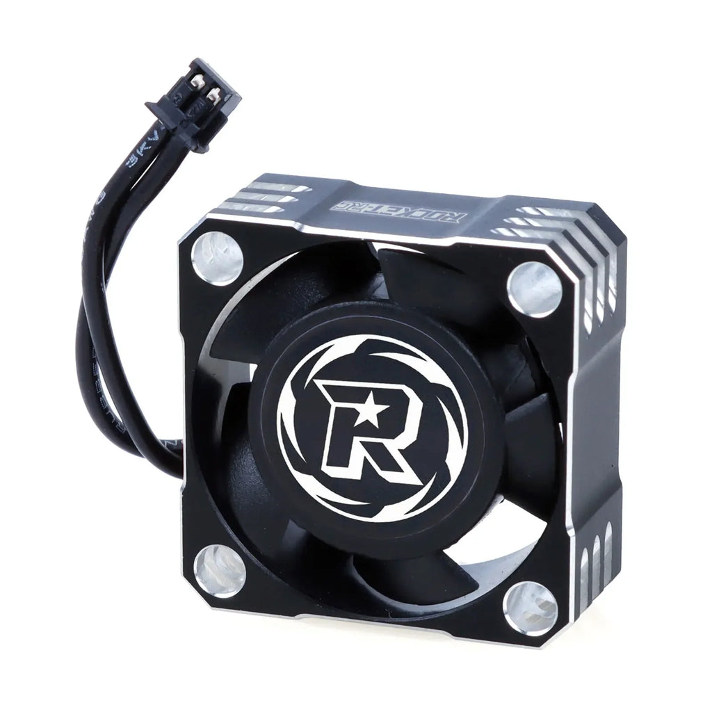 ROCKET-RC 25/30/35/40/50mm Metal Cooling Fan V2 32000/28000/21000/16000/10000RPM for 1/8 1/10 1/12 RC Car 540/550/3650 Motor ESC