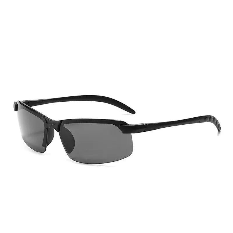 Night Vision Glasses Men Anti-Glare Driving Half Frame Sunglasses for Driver Outdoor Sport Goggles Women Day and Night Eyewear