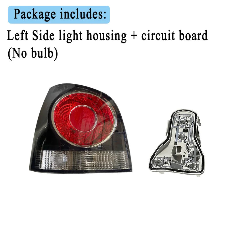 For Volkswagen VW POLO 9N 9N3 Hatchback 2005-2010 Tail Light Rear Reverse Lamp Circuit Board (No bulb) 6Q6945095AB 6Q6945096AB