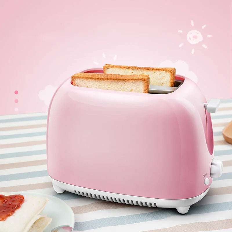 2025 NewAutomatic Bread Toaster Household Toaster 2 Slices Breakfast Toast Mini Bread Sandwich Machine