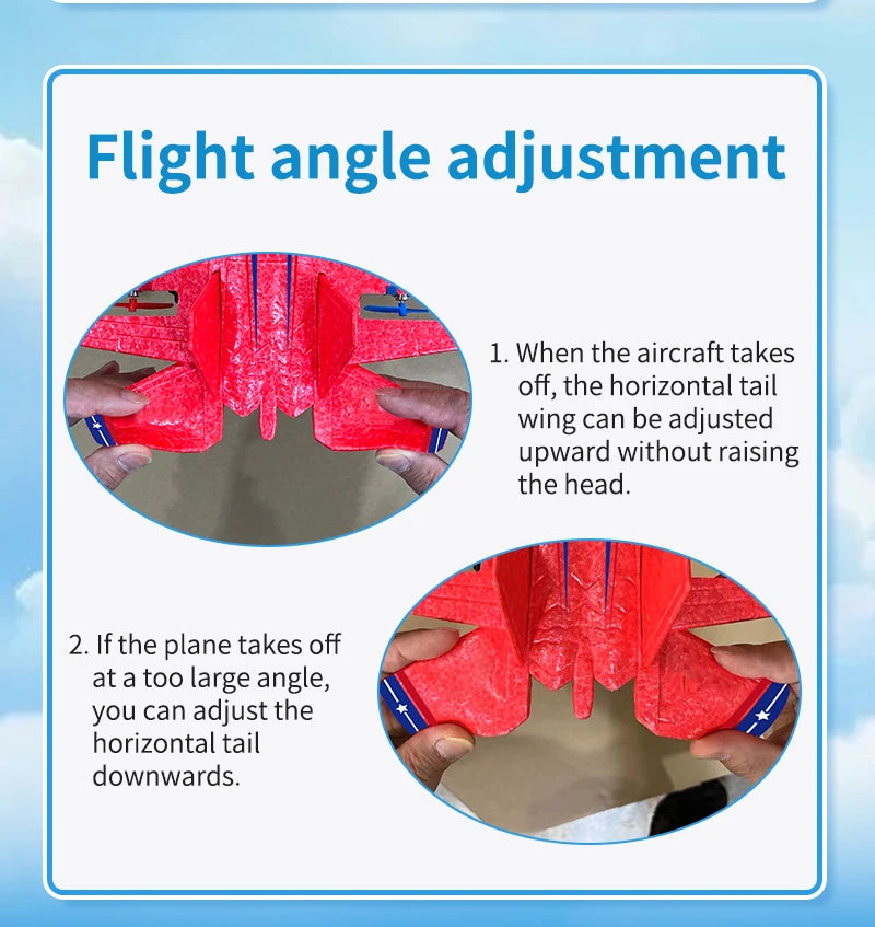 2.4G RC Plane KF803 With LED Lights RC Flying Model Glider Remote Control Vertical Plane EPP Foam Airplane Children Gifts Toy