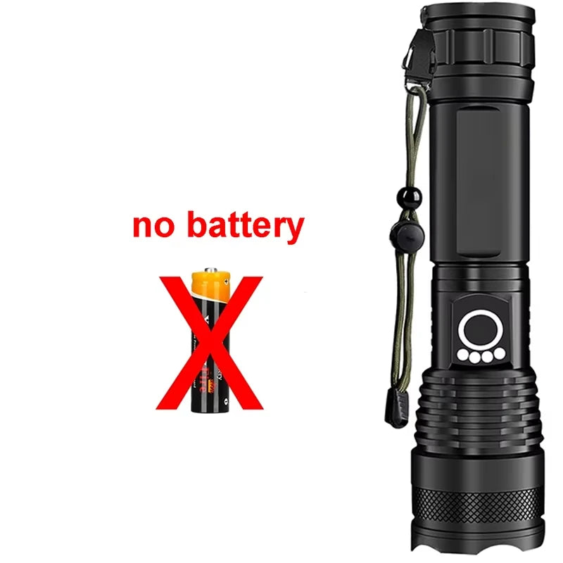 Flashlights High Lumens Rechargeable, Super Bright Flashlight, 5 Modes LED Flashlight, IPX6 Waterproof Powerful Flash Light