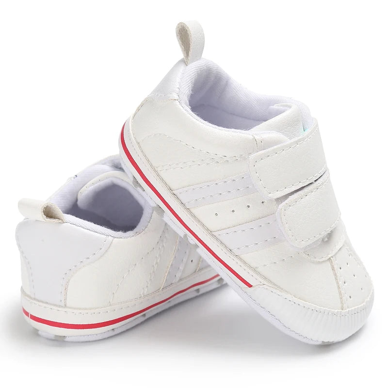 Spring and Autumn Style Baby Walking Shoes Baby White Shoes Casual Single Shoes For Boys and Girls Anti Slip Baby Shoes