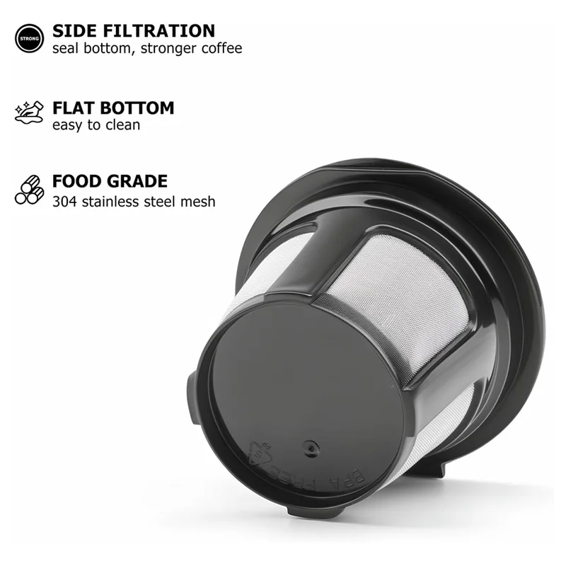 2025 Hot Style Reusable K Cups For K Mini, K Elite, K Classic, K Compact, K Latte, K Select And All 2.0 & 1.0 Coffee Makers - Free Item