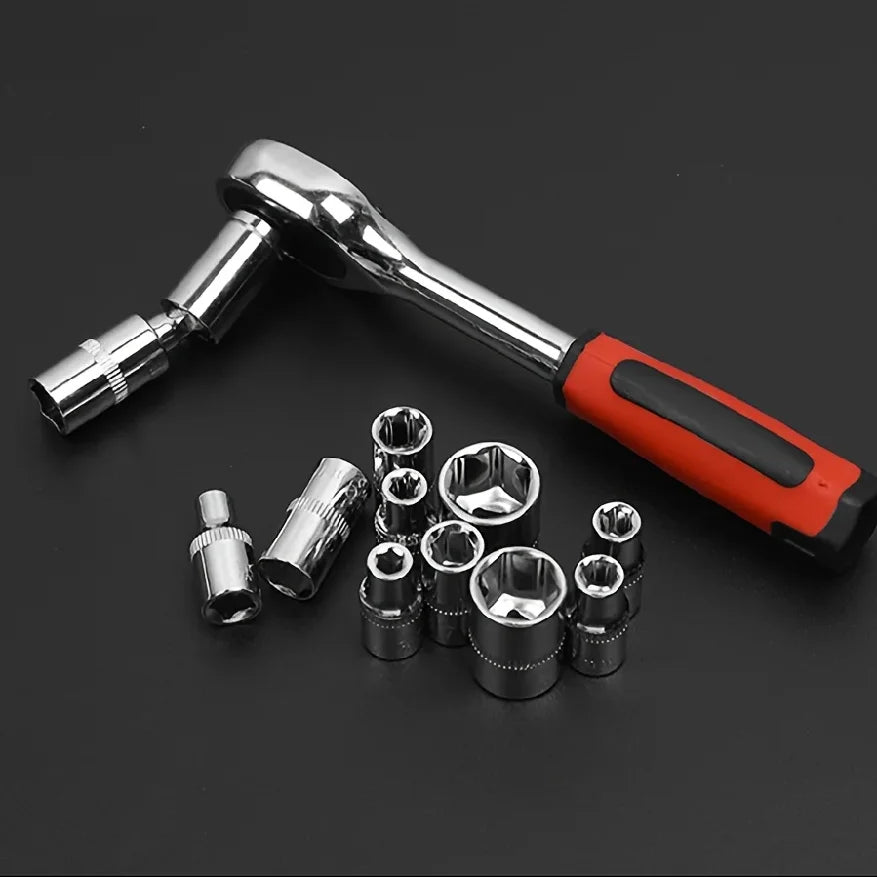 151Pcs Stainless Steel Car Repair Tool Kit For Off-Road Motorcycles - Complete Automotive Maintenance Accessories