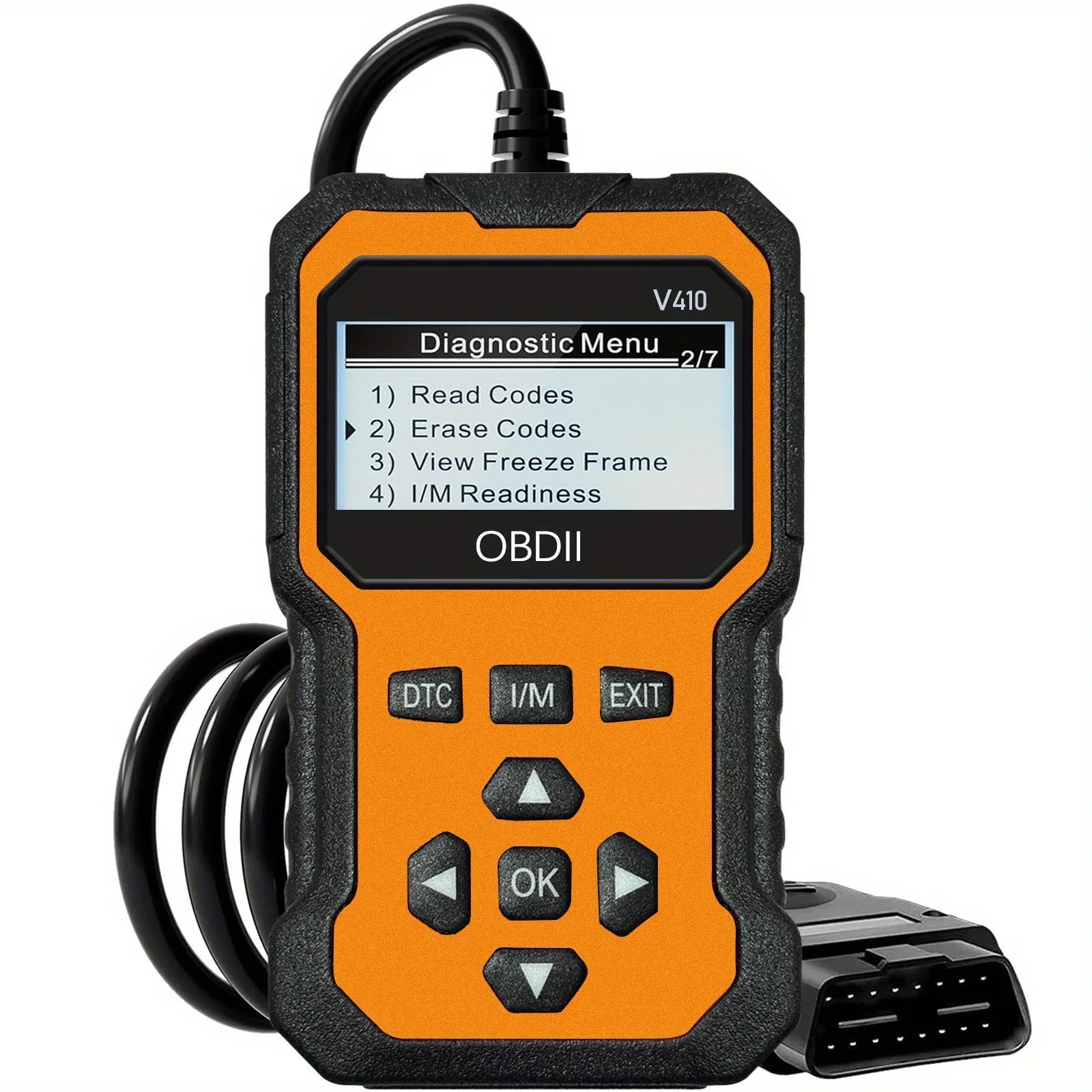 Enhanced Universal Obd Ii Scanner Car Engine Fault Code Reader Can Diagnostic Scan Tool, Reads and Clears Error Codes for 1996 or Later Vehicles.