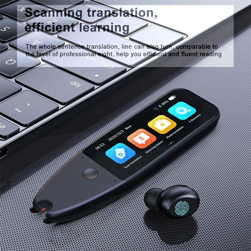 International scanning translator English, Chinese, Japanese, Korean, German, French, Russian multi-lingual translators
