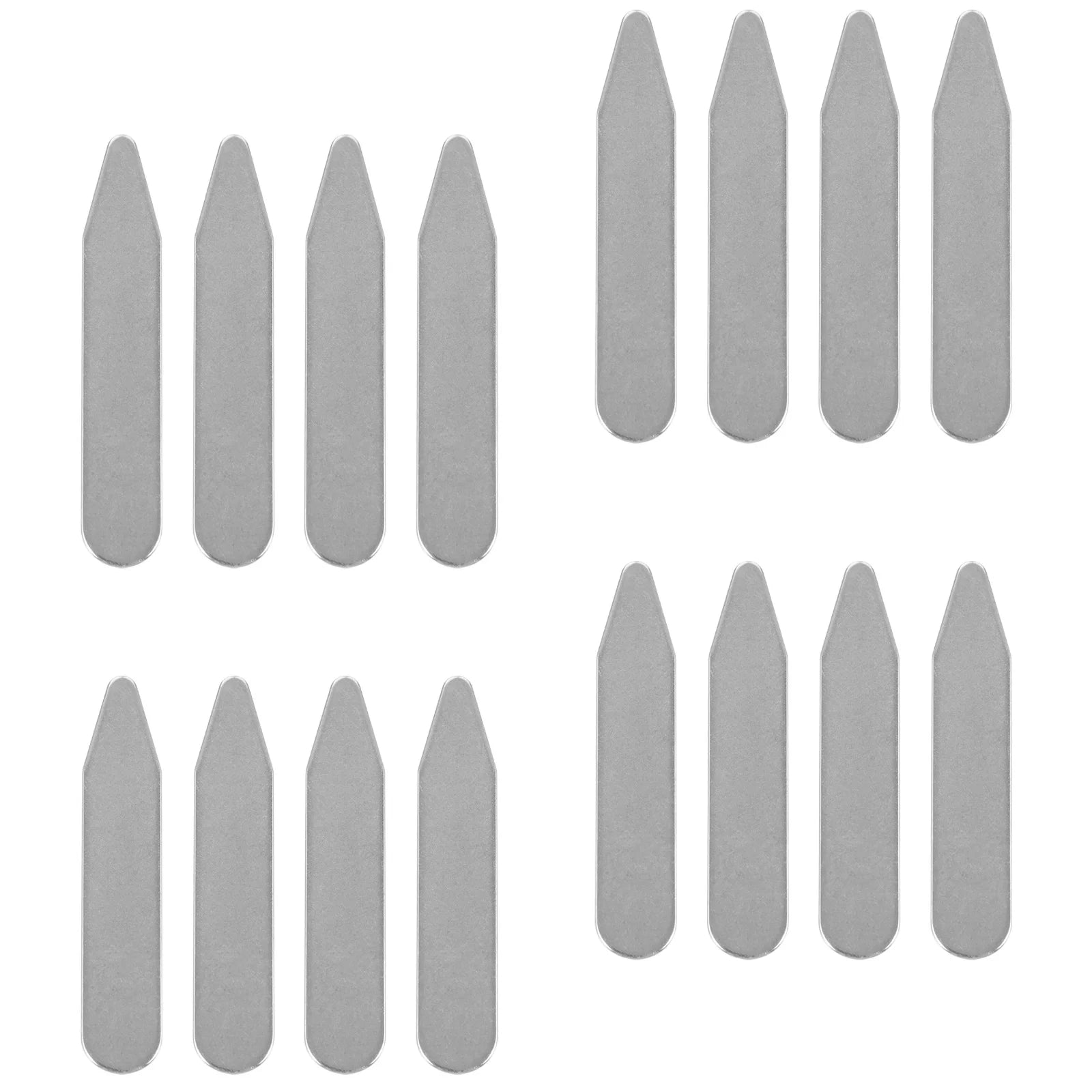 16Pcs Collar Stays for Men Dress Shirts Durable Suit Shirt Collar Inserts Prevent Drooping Neck Support for Formal Occasions