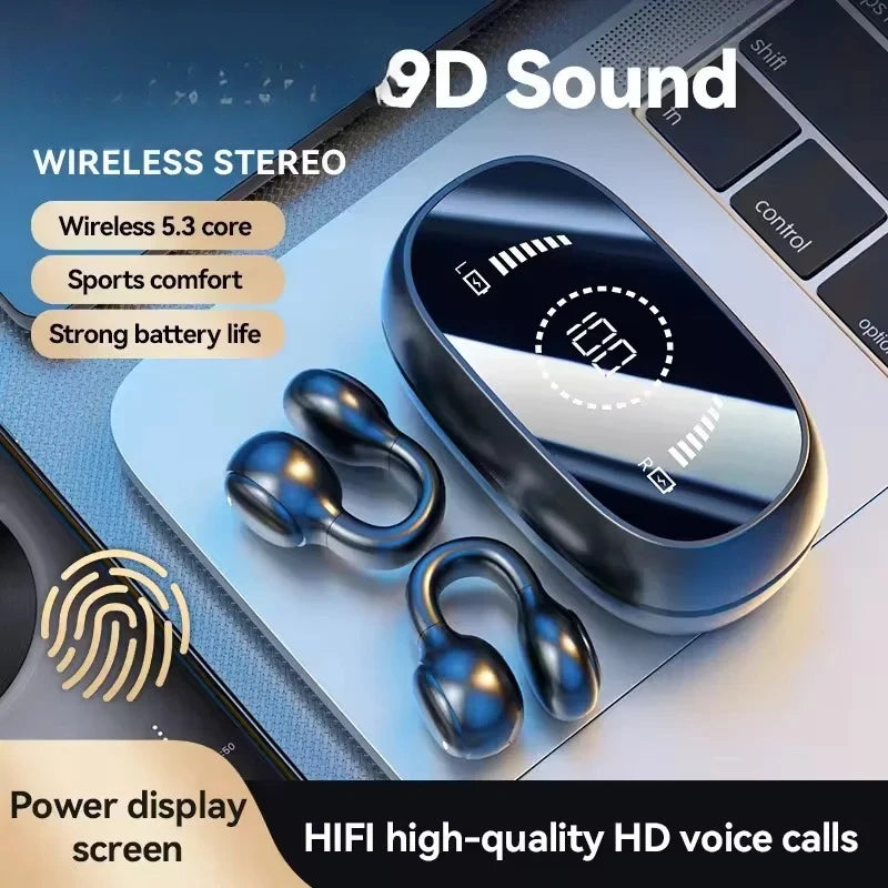 Bosete High Quality Bone Conduction Wireless Earphones Bluetooth Noise Reduction Sports Earphones Suitable For Xiaomi Iphone