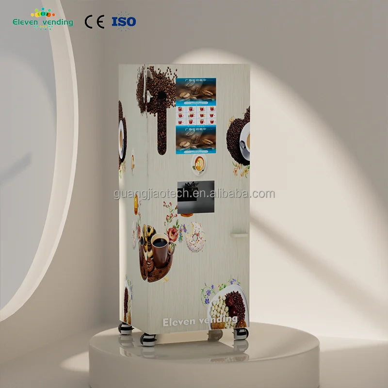 Automatic Fresh Ground Coffee Vending Machine and 24/7 On-Demand Premium Brew