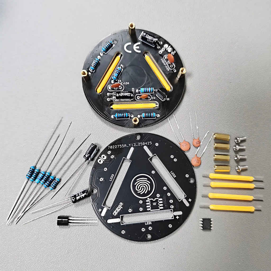 Electronic DIY Engineering Kit Touch Stepless Dimming Kit Electronic Soldering Skills Practice DIY Hobbyist Holiday Gift - Free Items Weekend.