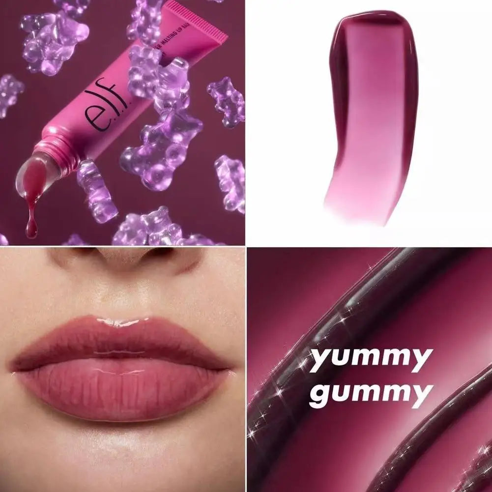 ELF Colorful Lip Gloss Multicolor Lip Gloss Oil Hydrating Tinted Lip Balm Plump Moisturizing Lip Glaze Essence Gel Oil Makeup