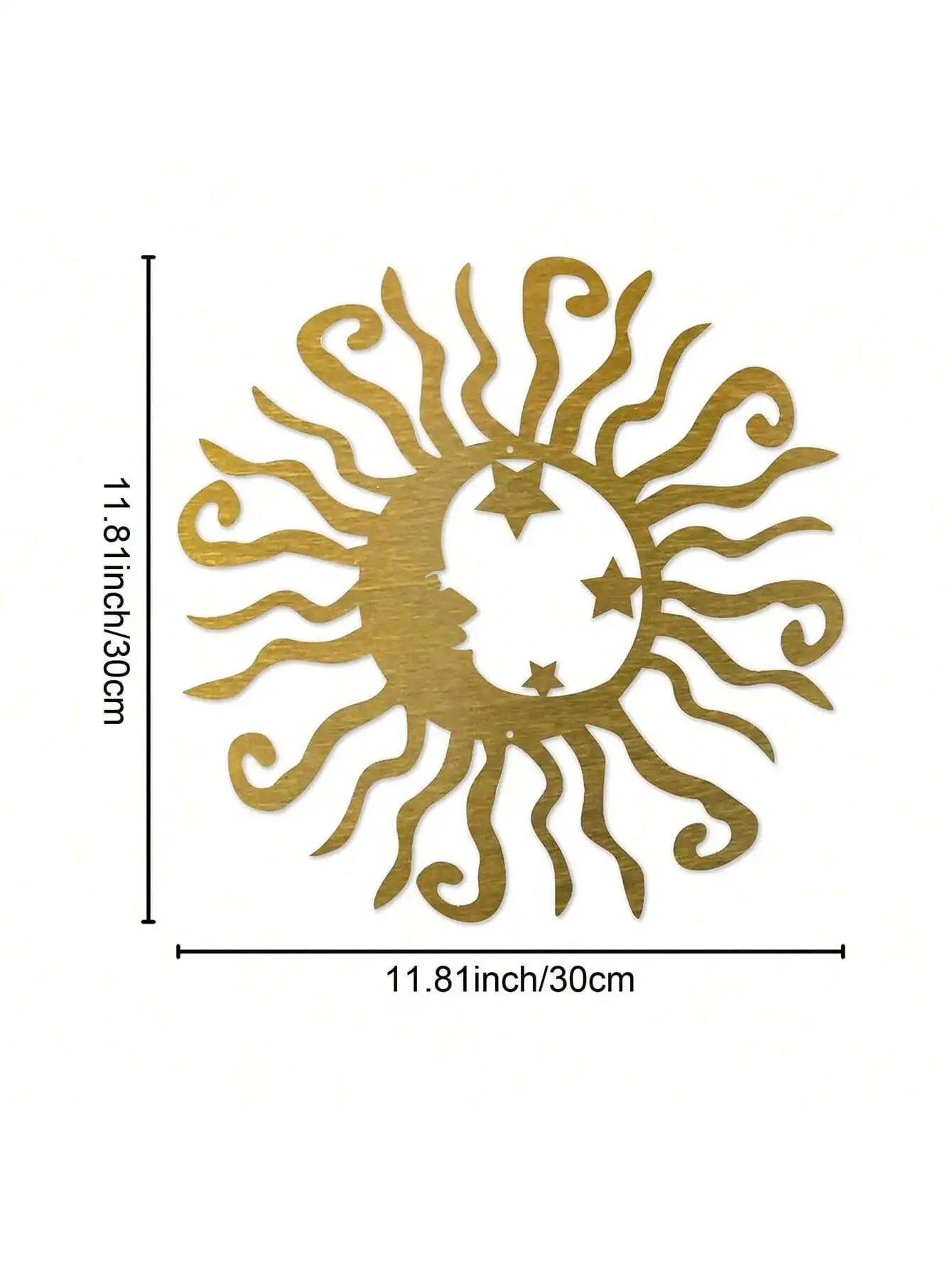 Islamic Metal Wall Art with Arabic Calligraphy: 1 PC Ideal for Ramadan & Eid Home Decor