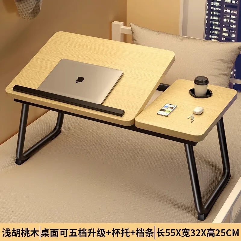 Bedside desk for dorm students, multifunctional foldable laptop desk, window sill desk board