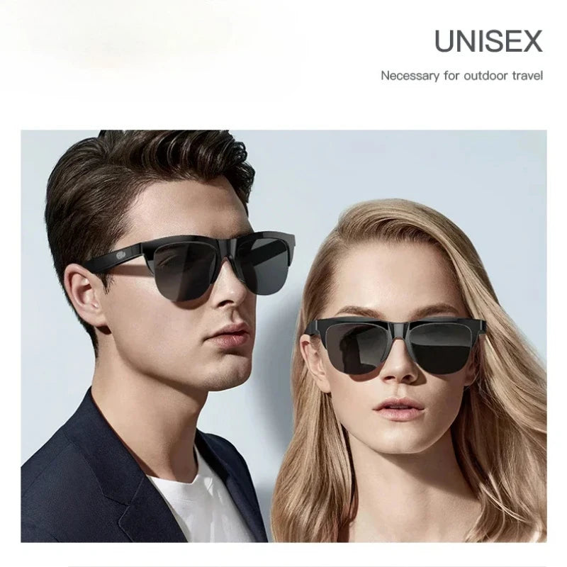 New Smart Bluetooth V5.3 Sunglasses Glasses Call Outdoor Sports Headphones HIFI Black Technology Anti-touch UV For Men And Women