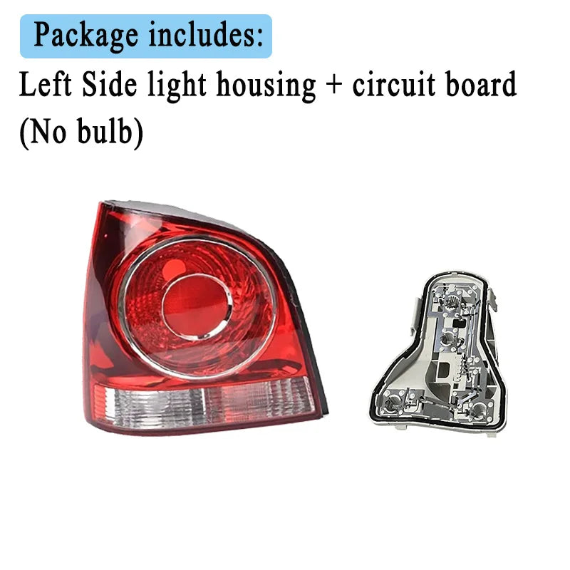 For Volkswagen VW POLO 9N 9N3 Hatchback 2005-2010 Tail Light Rear Reverse Lamp Circuit Board (No bulb) 6Q6945095AB 6Q6945096AB