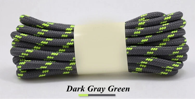 Bold Round Hiking Shoe laces Sneakers Shoelaces High Top Outdoor Walking Boot Laces Shoes Strings Diameter 0.5CM Shoelace 1Pair - Free Item