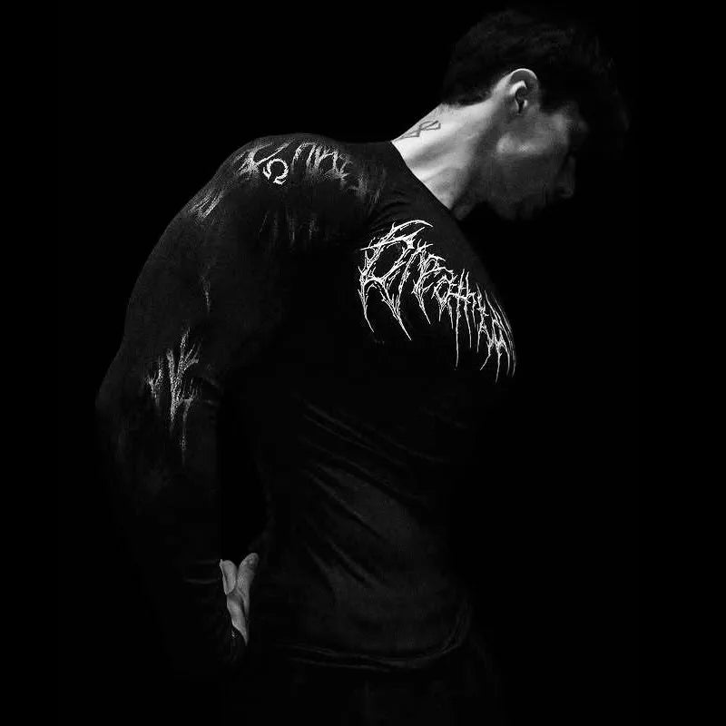 Sports Quick Drying Training Long Sleeved Men's Spring And Summer Base Shirt Long Sleeved High Stretch Compression Long Sleeved