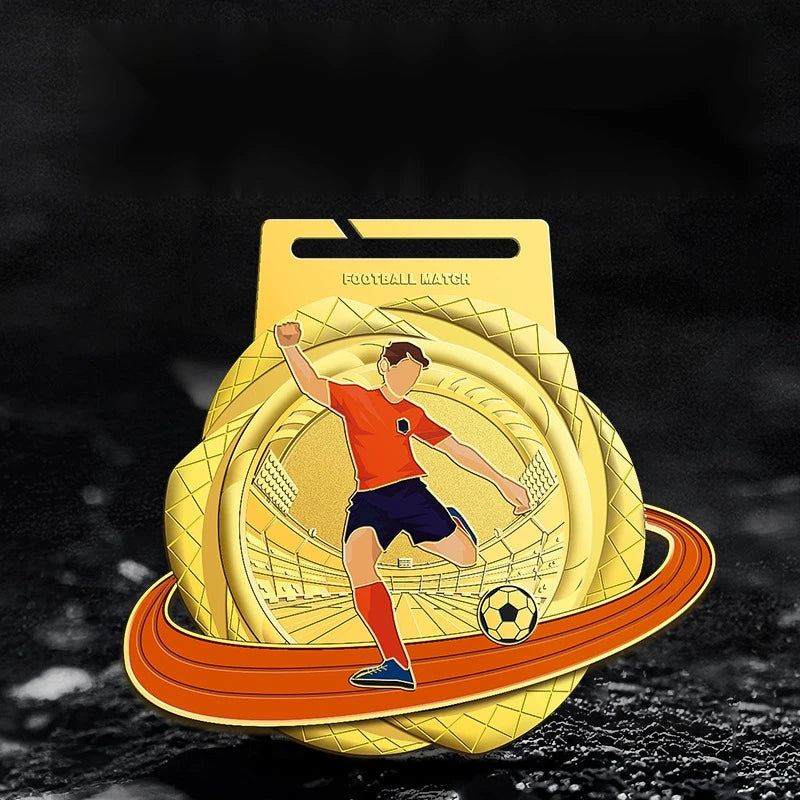 Customized MEDALS for marathon games, gold MEDALS for basketball, football, volleyball, tennis and badminton