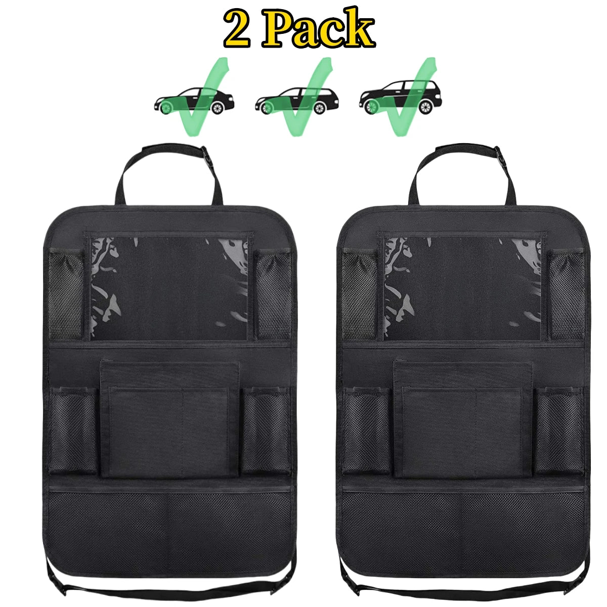 Car Organizer Backseat Hanging Organizer Kit With Large Storage Bag Super Capacity Trunk Organizer For SUV Truck Van Save space - Free Item