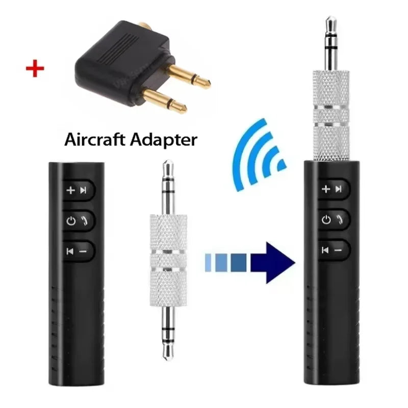 Wireless Adapter Bluetooth Compatible 5.0 Receiver Transmitter 3.5mm Jack For Car Music Audio Aux Headphone Reciever Handsfree