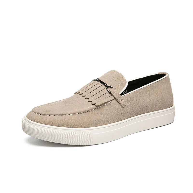 Hot Selling Suede Shoes Europe America Fashionable Men's Loafers Simple Casual Shoes Party Men's Dress Shoes Big Size：38-47