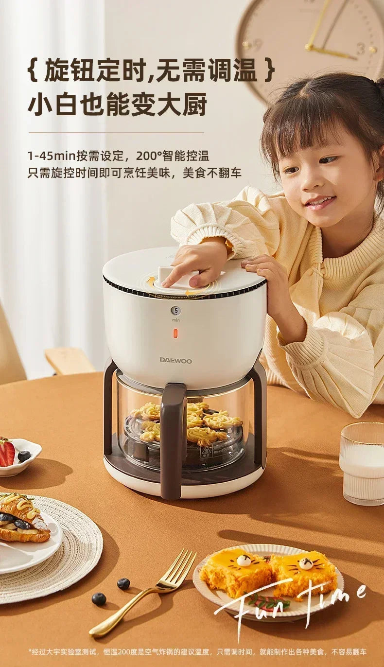 220V Upgrade Your Cooking Experience with Air Fryer: Smart, Multi-functional, and Convenient AM