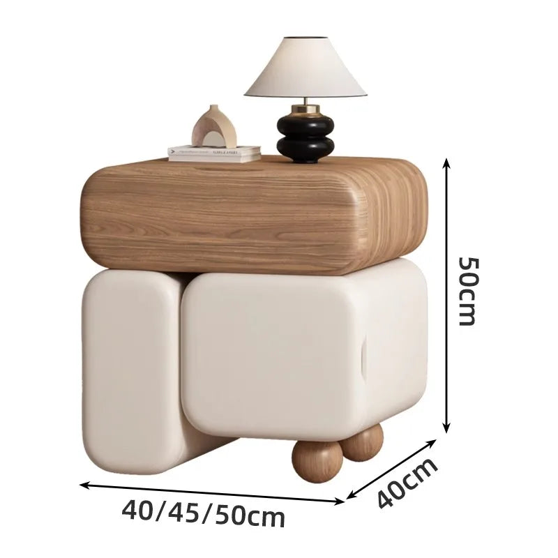 Bedside Cabinet - Simple And Modern Solid Wood Bedside Storage Cabinet - Small Bedside Cabinet For The Bedroom