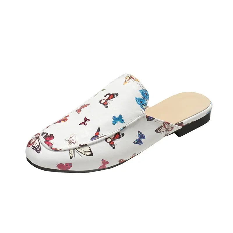 Baotou Half Slippers Women Summer Wear Muller Shoes 2025 New Flat Sandals