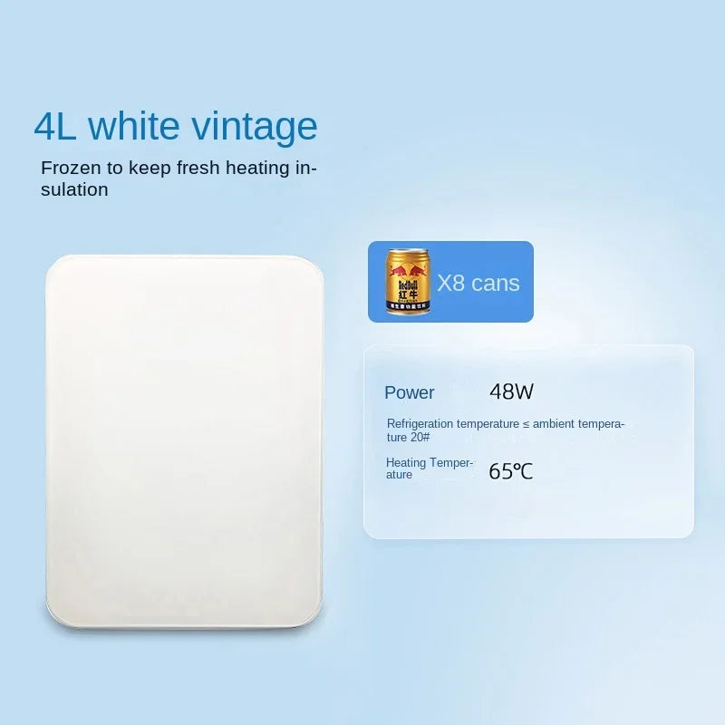 Refrigerator Small Dormitory Household Mini Car Fridge Mini Refrigerator Dual Use in Car and Home Cosmetics Refrigeration