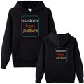 Custom Prints Men's Women's Hoodie Loose Casual Solid Color Hoodies Long Sleeve Cotton Hooded Personality Sweatshirts Clothes