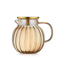Kawaii Color Pumpkin Glass Kettle Pots Teapot Thermal Water Bottle 1000ml with Cup Moka Pot Home Appliance Kitchen Accessories