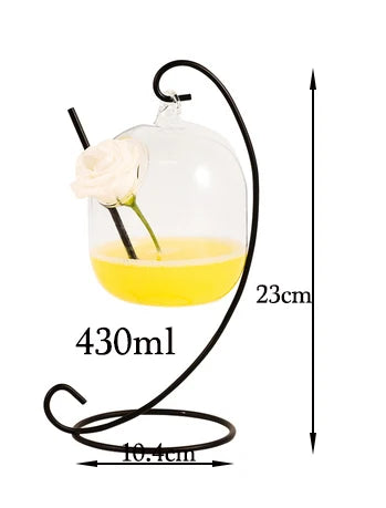 Creative Cocktail Glass - Porcupine Fish/Swan/Rose/Octopus/Bird Design Cocktail Glass, Novelty Drink Cup for KTV Bar Night Party