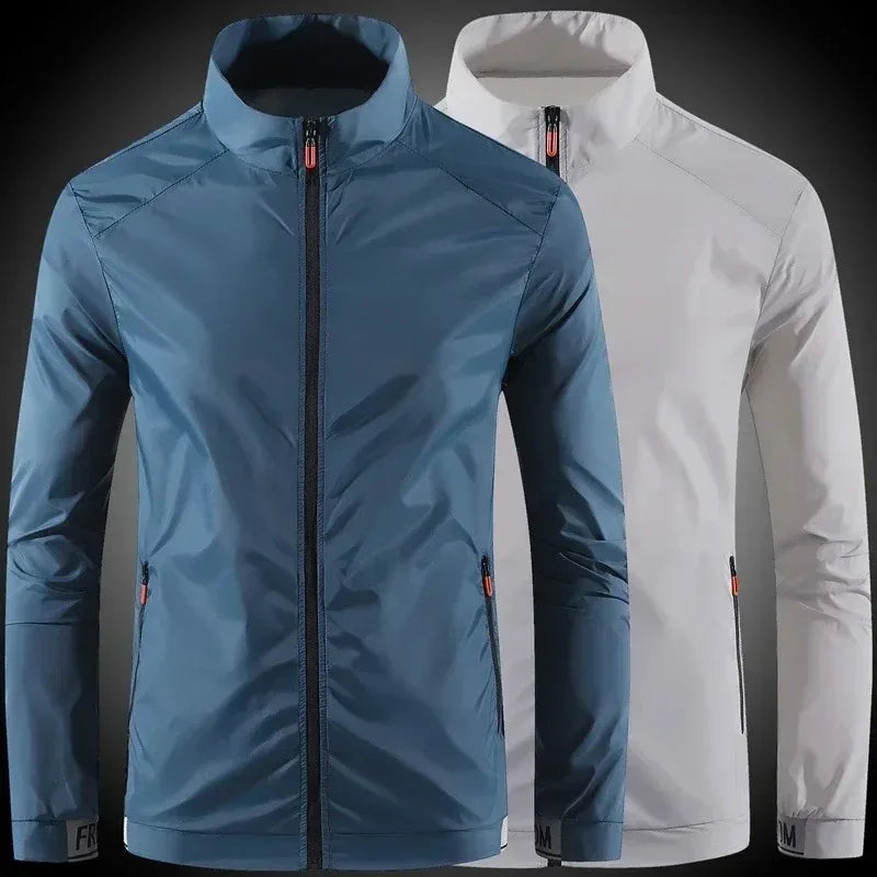 Summer Thin Sunscreen Coats Men's Breathable Sports Waterproof Jacket Men UV Protection Jackets Outdoor Fishing Skin Clothing