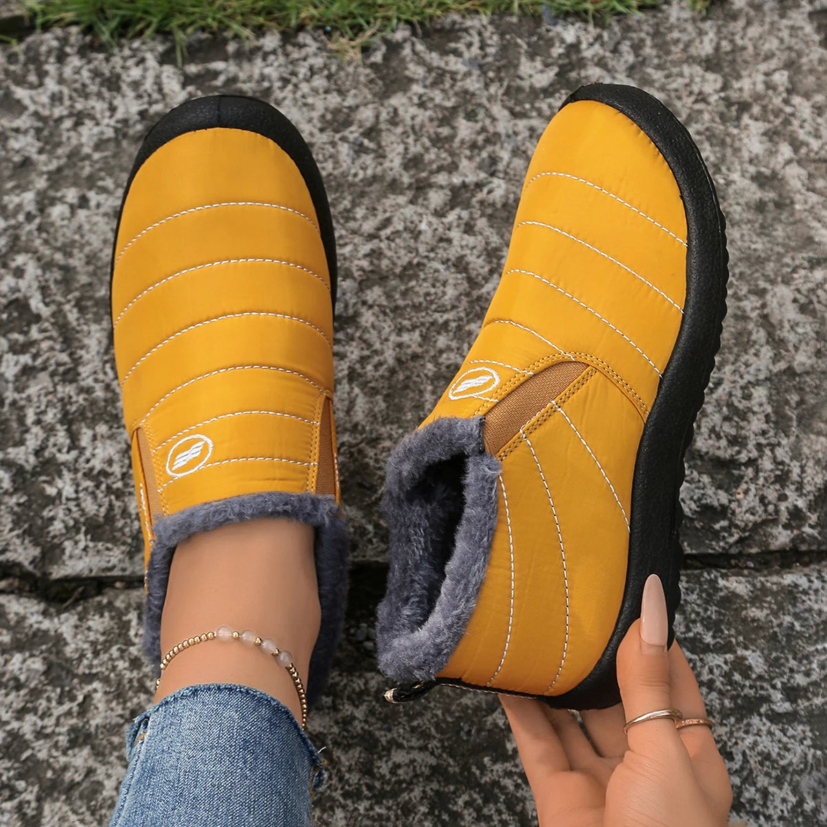 Women's shoes Women's cotton boots for autumn and winter are warm, comfortable and anti-slip Shoes woman free shippiing shoes