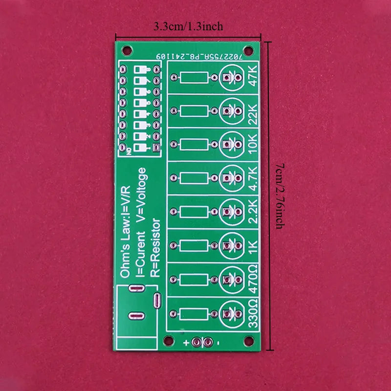 DIY Soldering Practice Kit - Learn electronics and improve your skills with easy-to-assemble circuit boards