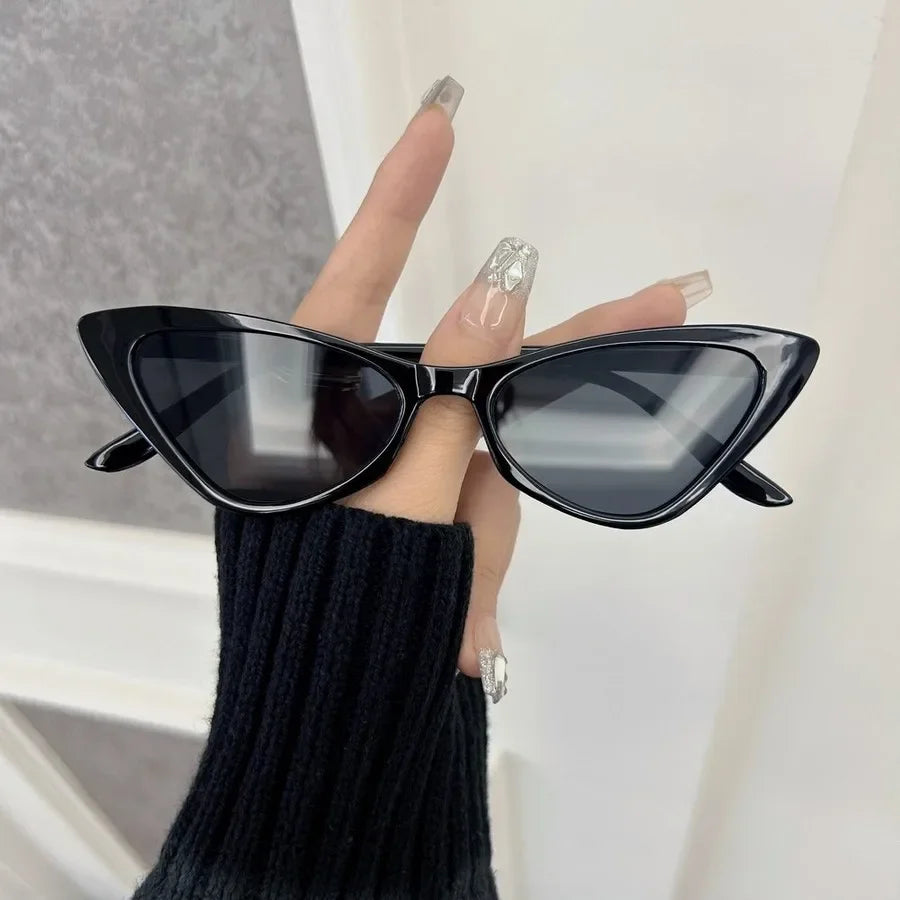 Designer Cat Eye Sunglasses Women Men Vintage Brand Sun Glasses Female Male Small Frame Mirror Retro Oculos De Sol