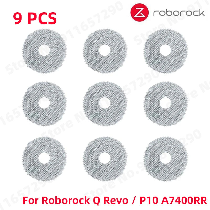 Roborock Q Revo / P10 A7400RR Spare Parts Main Side Brush Hepa Filter Mop Cloths Dust Bag Robot Vacuums Cleaner Accessories