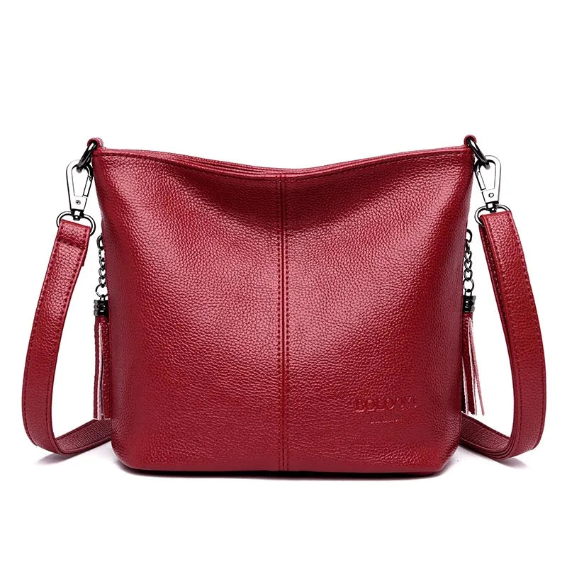Ladies Hand Crossbody Bags For Women Leather Luxury Purses And Handbags Women Shoulder Bags Designer Bucket Sac