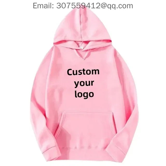 Free Addition of Logo for Men's and Women's Customized Hoodies, with the Option to Print Photos and Logos of Your Design as High