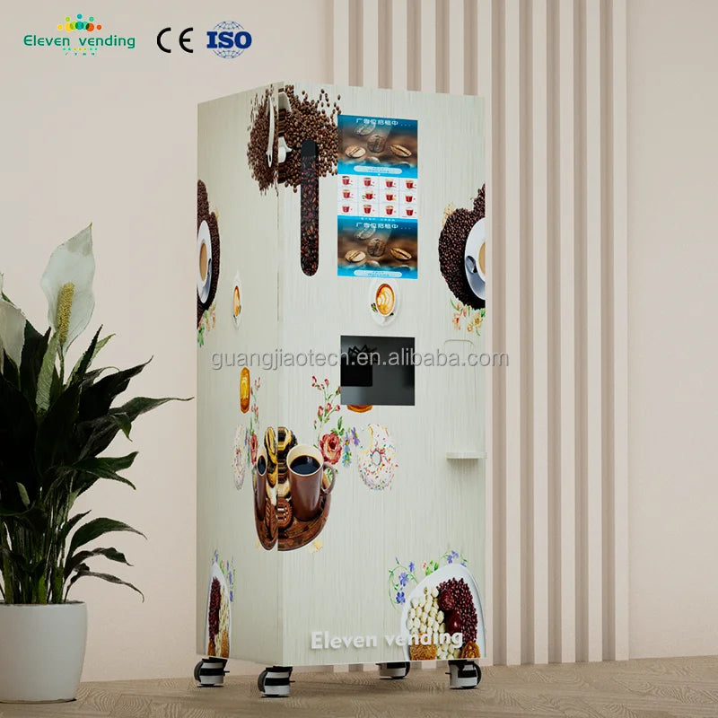 Automatic Fresh Ground Coffee Vending Machine and 24/7 On-Demand Premium Brew