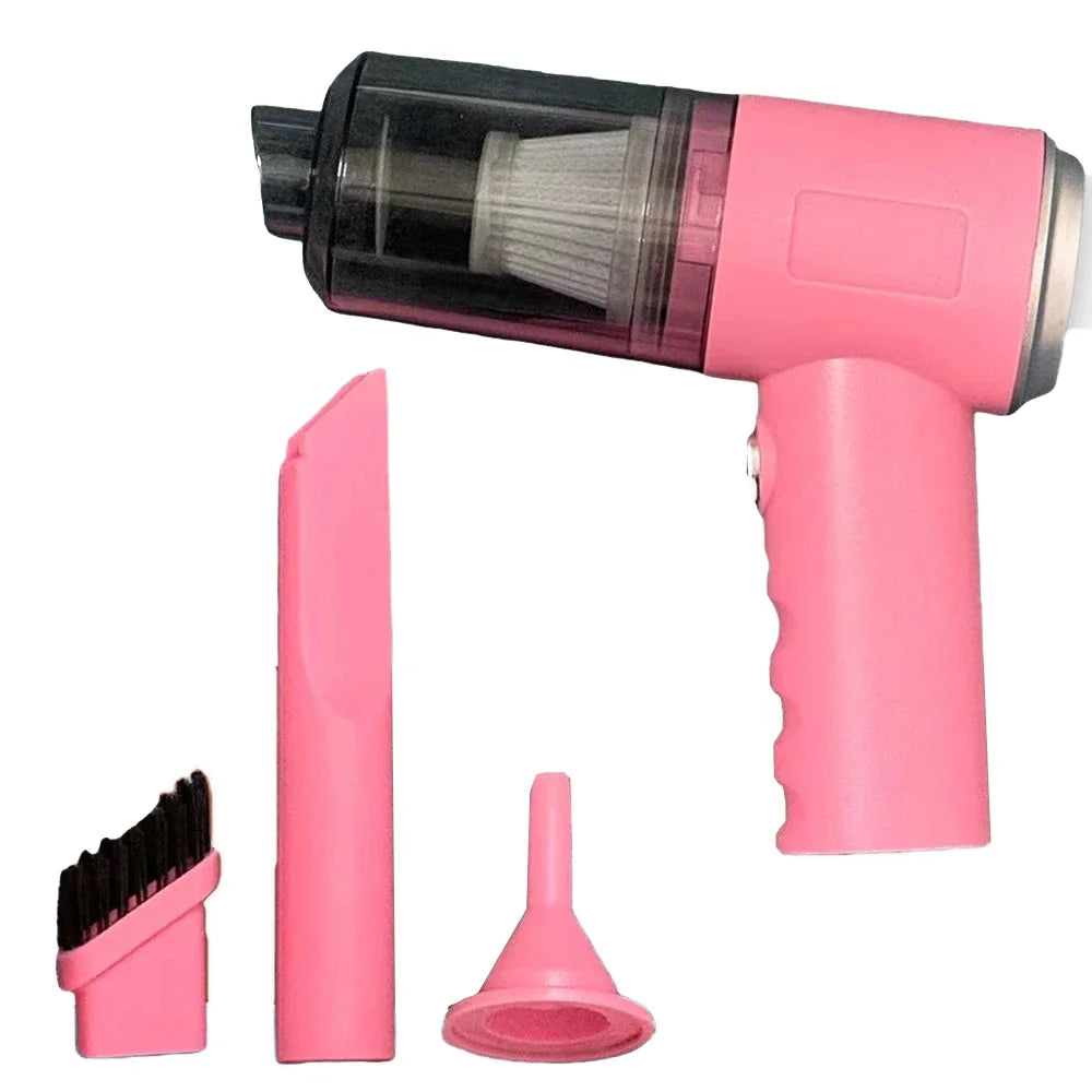 Your Car's Secret Weapon. Portable Mini Vac Cleaner Reaches Every Crevice - No Cord, No Mess.