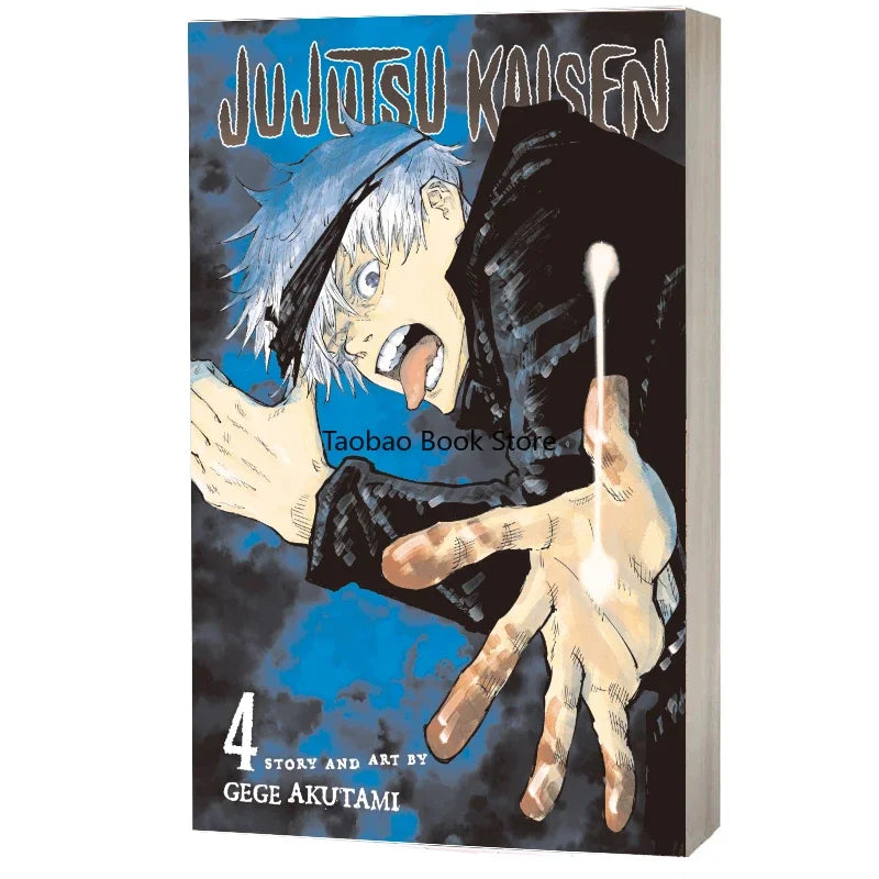 Comic Book 4 Volume Jujutsu Kaisen Japan Youth Teens Fantasy Science Mystery Suspense Manga Comic Book English