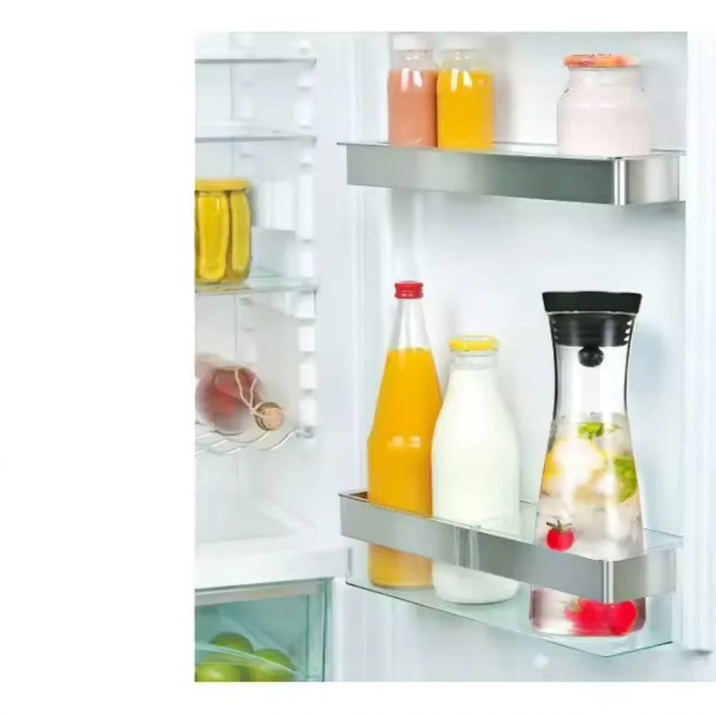 1.2/1.5L Glass Carafe with Stainless Steel Fruit Skewer and Lid, Suitable for Both Hot and Cold, Great for Tea and Juice