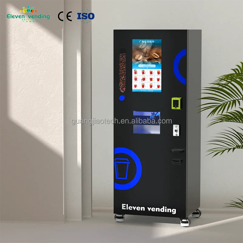 Automatic Fresh Ground Coffee Vending Machine and 24/7 On-Demand Premium Brew