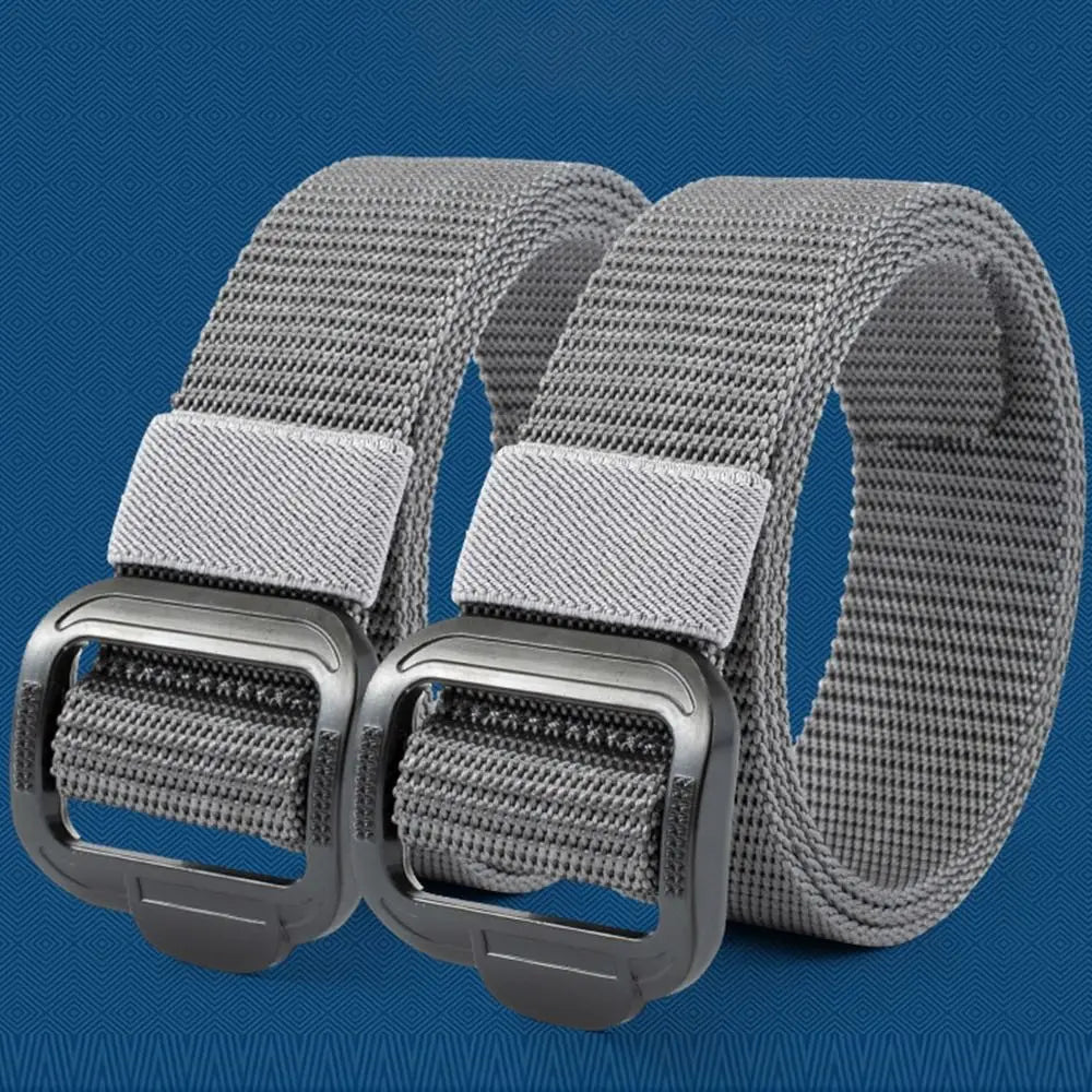 Fashion Vintage Retro Nylon Tactical Belt Trouser Dress Belts Non-Porous Buckle Waistband Waist Strap